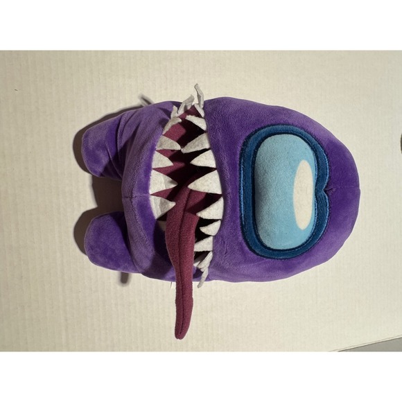 Purple Among Us Plush Stuffed Toy With Teeth and Tongue - Picture 6 of 6